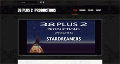 Desktop Screenshot of 38plus2productions.com