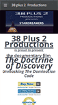 Mobile Screenshot of 38plus2productions.com